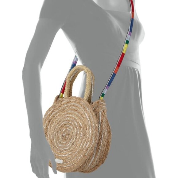 Sam Edelman Emilia Women's Round Jute Tote - Picture 3 of 11